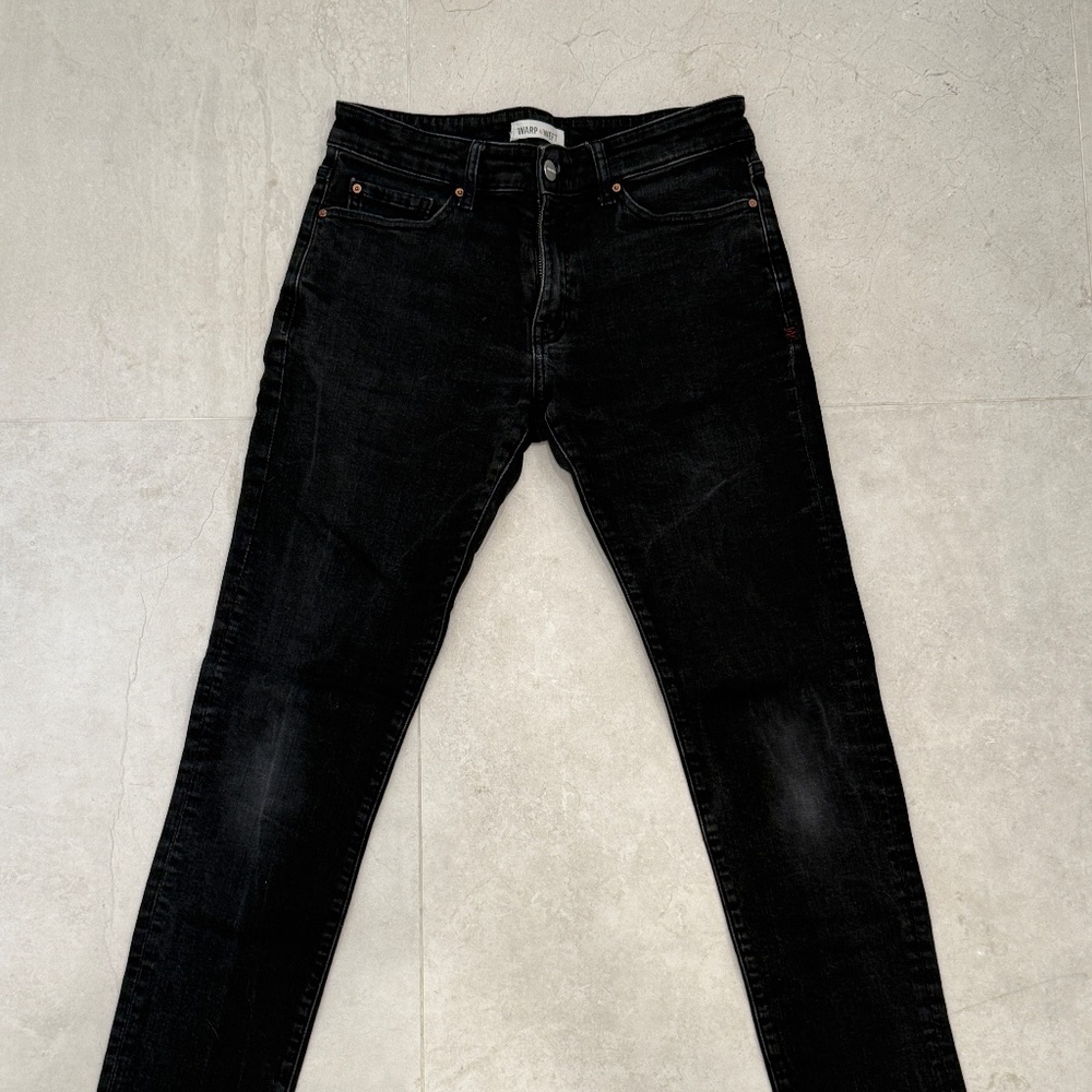 Warp & Weft Slim Black Jeans